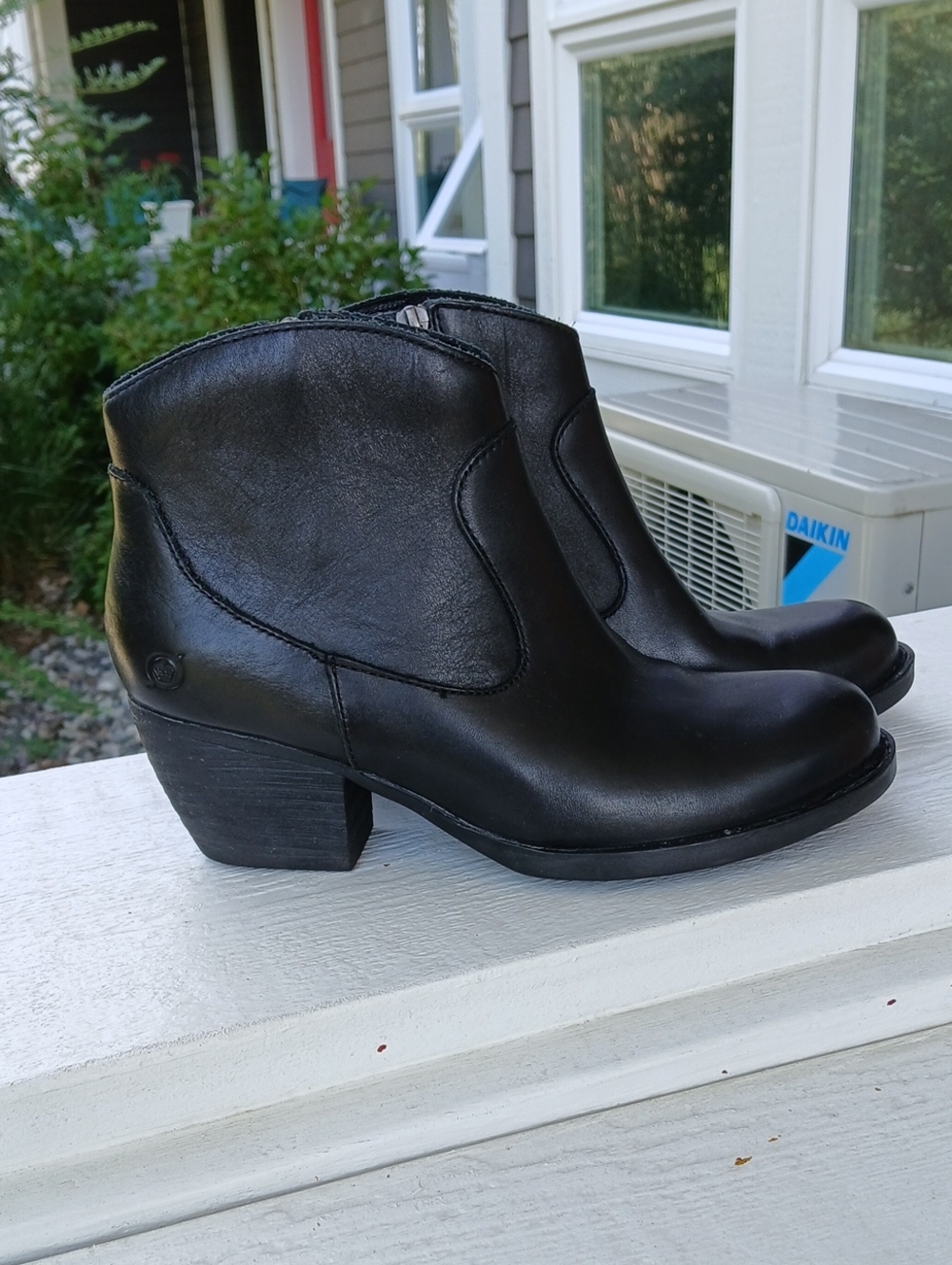 Born Black Leather Boots